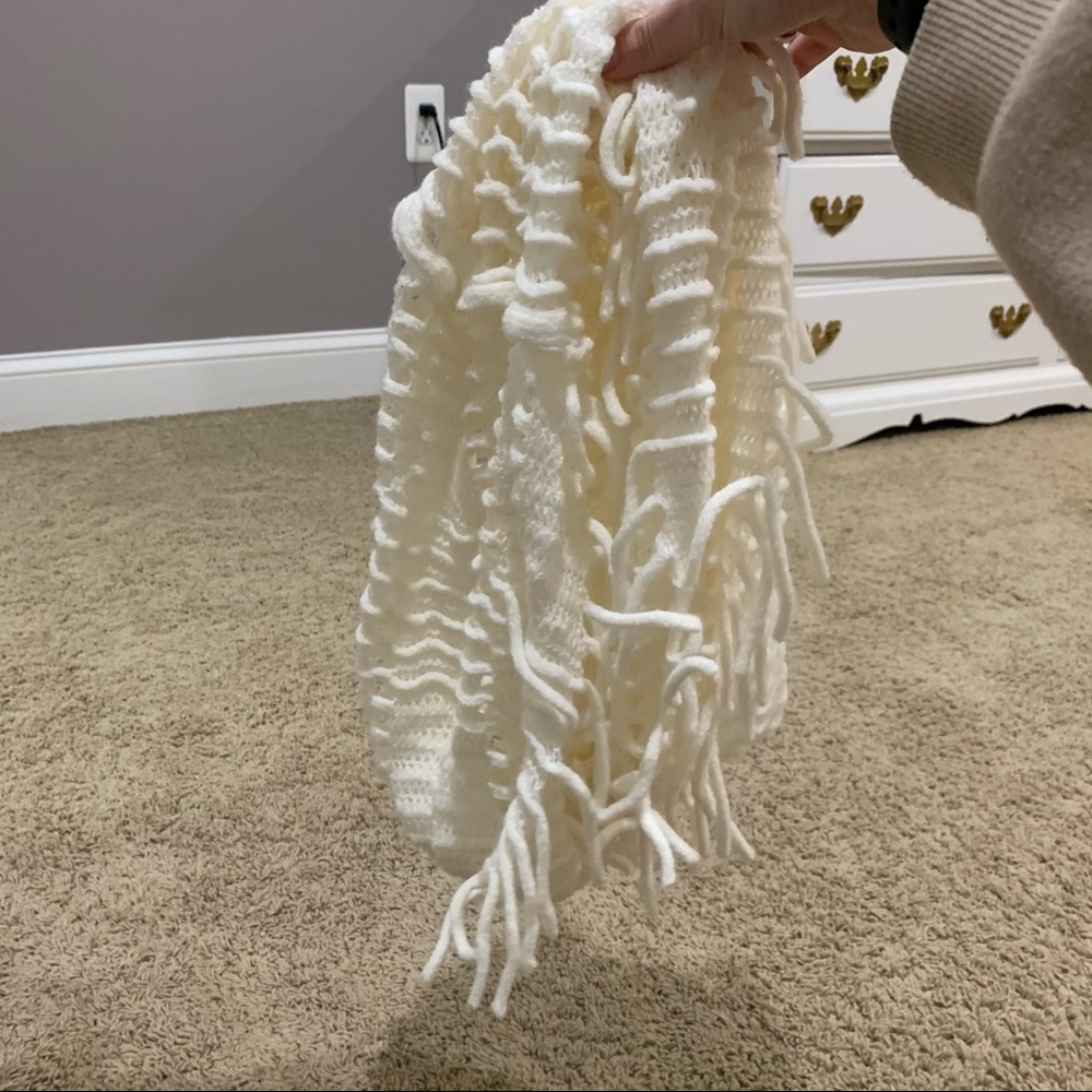 Ivory infinity scarf